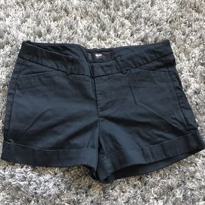 Black dress shorts